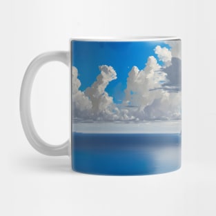 Ocean View Home Decor Greece Cliffs "Aegean Air" Mug